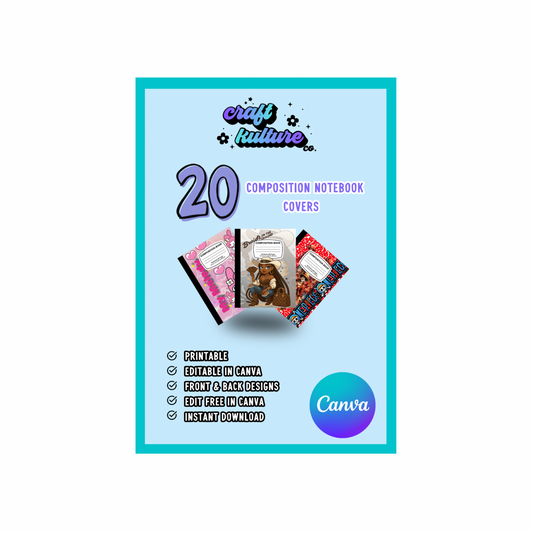 Composition Book Covers (Mix Bundle)