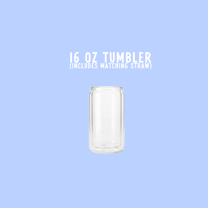 Blank 16oz Snow Globe Tumbler