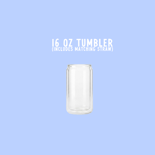 Blank 16oz Snow Globe Tumbler